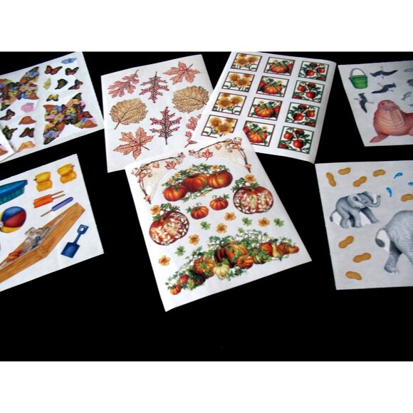 Creative Memories Zoo Fun stickers, Autumn, Pigs, Butterflies And Block Stickers - Picture 4 of 10